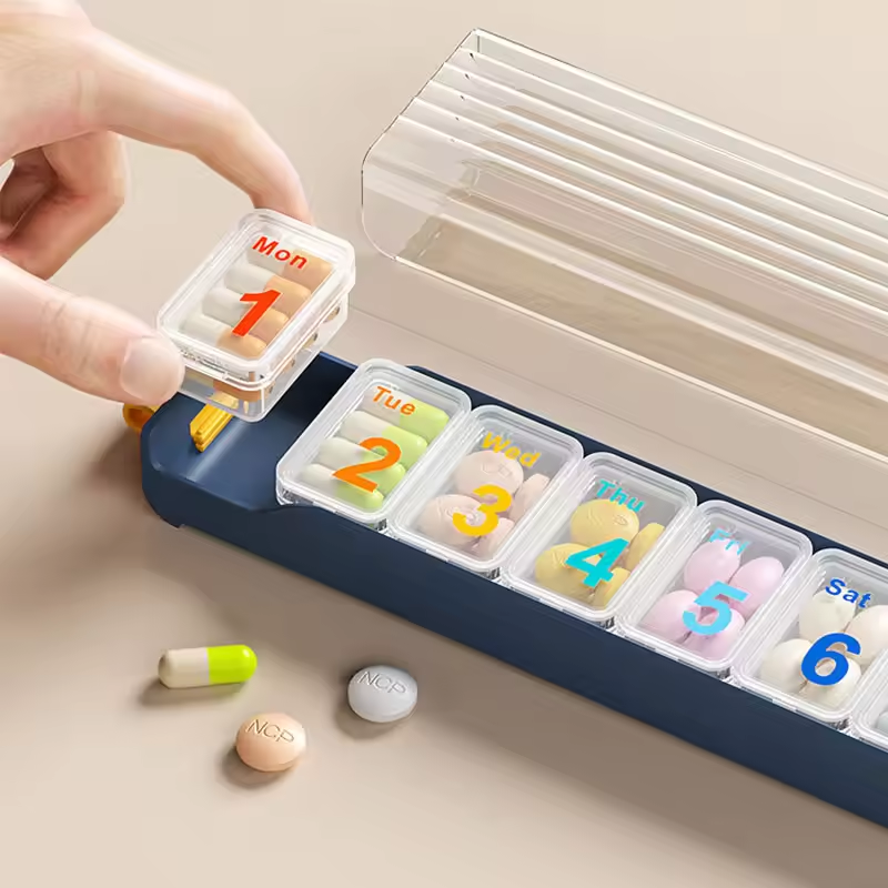 Non-Toxic Weekly Pill Organizer - PillGuard